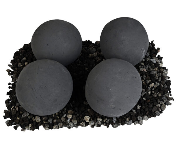 6" Cannon Balls Black