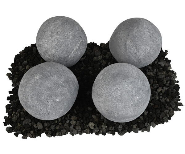 6" Cannon Balls Dark Gray