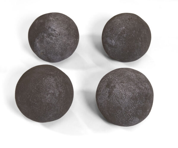 6" Cannon Balls Dark Gray