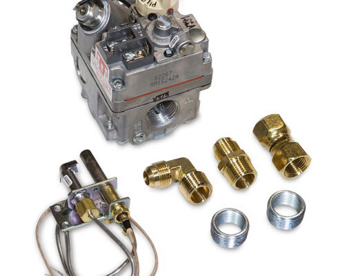 Part Number: HCMVQMK-N/LP
Pilot: Standing Pilot System
On-Demand System: Standing Pilot System
Power:High Volume Output Millivolt System
Design: 
Assembly: 
Operations: On/Off Operations ONLY
Max Inlet 14” W.C.
Valve: Valve Temp Rating 175°
NG:(NG) 3”-5” W.C. 370,000 BTU’s
LP:(LP) 8”-12” W.C. 560,000 BTU’s
Valve Breakdown